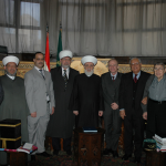 Участники встречи в резиденции муфтия Ливанской Республики шейха Мухаммеда Рашида Каббани.