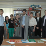 Встреча Дамира-хазрата Мухетдинова с директором Центра повседневного права Максимом Никифоровым и студентами юрфака