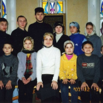 Преподаватели и ученики одной из групп воскресной школы 