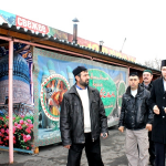 Муфтий Тагир Бикчантаев всегда желанный гость для мусульман Новокузнецка. Крайний слева домулла Амиржон Ризоев