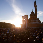 Курбан-байрам в Москве: праздничный намаз в Мемориальной мечети на Поклонной горе