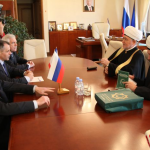 Встреча муфтия шейха Равиля Гайнутдина с председателем Госсовета Владимиром Константиновым