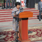Выступление президента Кыргызстана Розы Отунбаевой.