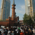 Ураза-Байрам в Нижегородской Соборной мечети. Фото: IslamNN.ru